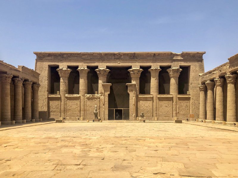 Temple Of Horus At Edfu Carvings