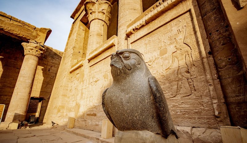 Temple Of Horus At Edfu Carvings