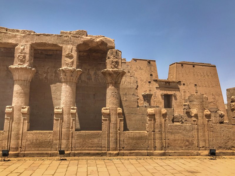 Temple Of Horus At Edfu Carvings