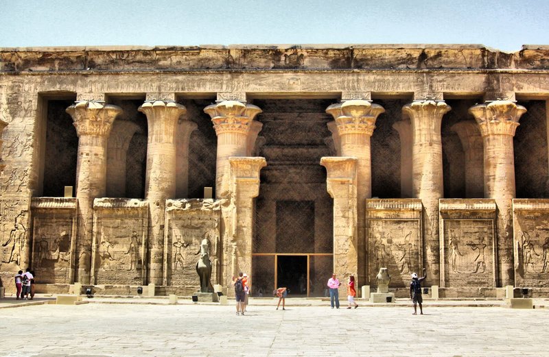 Temple Of Horus At Edfu