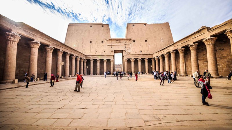 Temple Of Horus At Edfu