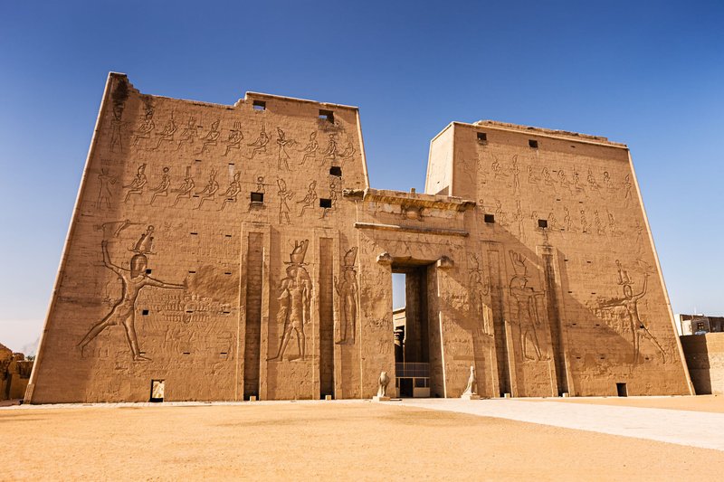 Temple Of Horus At Edfu<span class=