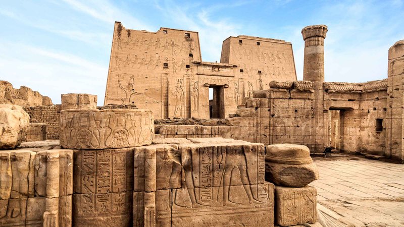 Temple Of Horus At Edfu