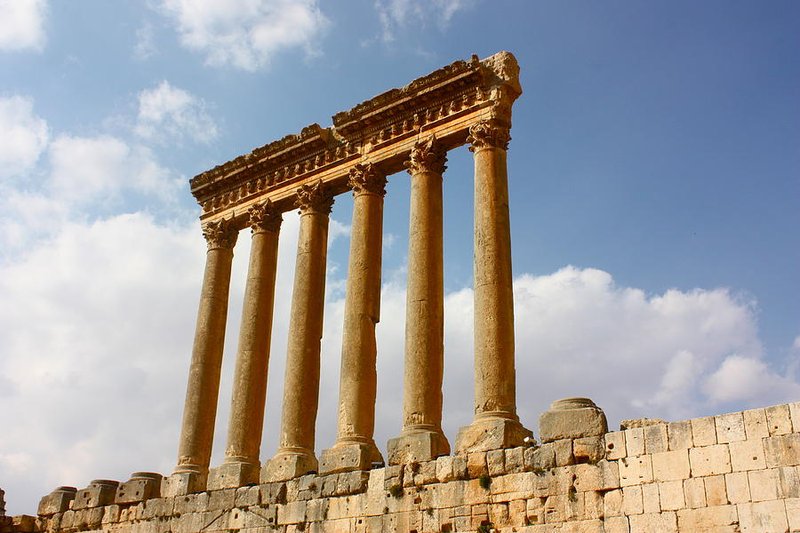 Temple Of Jupiter At Baalbek