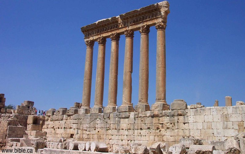 Temple Of Jupiter At Baalbek