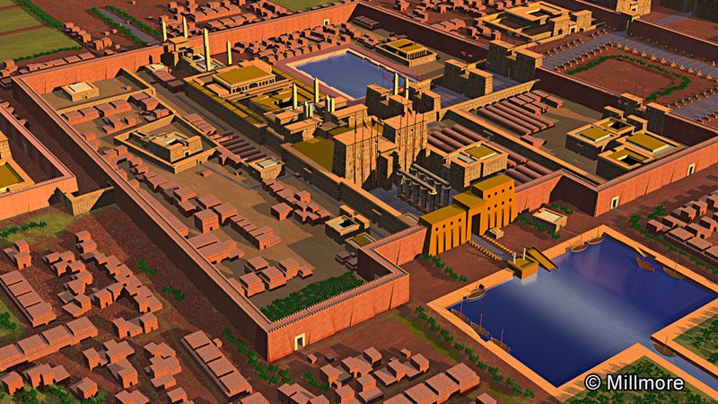 Temple Of Khonsu At Karnak