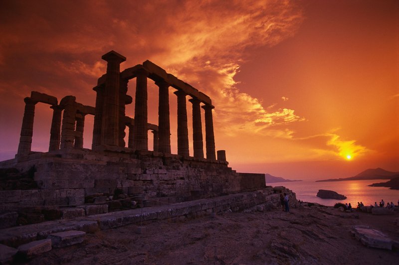 Temple Of Poseidon At Cape Sounion