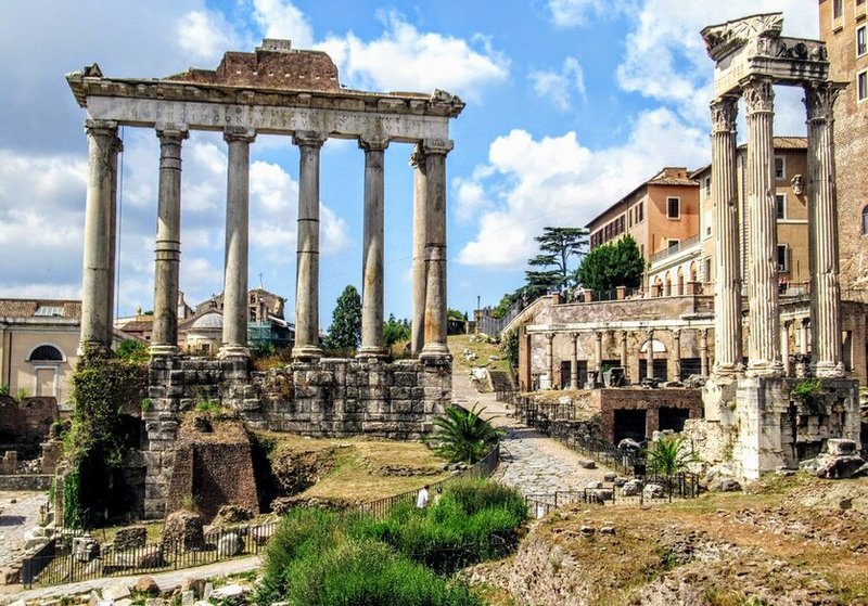 Temple Of Saturn In Roman Forum