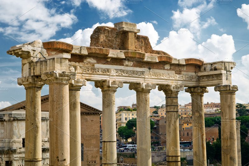 Temple Of Saturn In Roman Forum