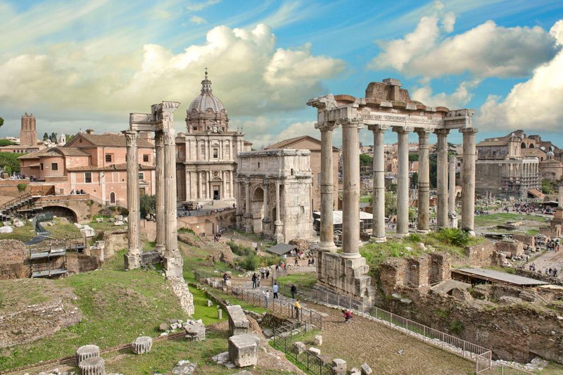 Temple Of Saturn In Roman Forum