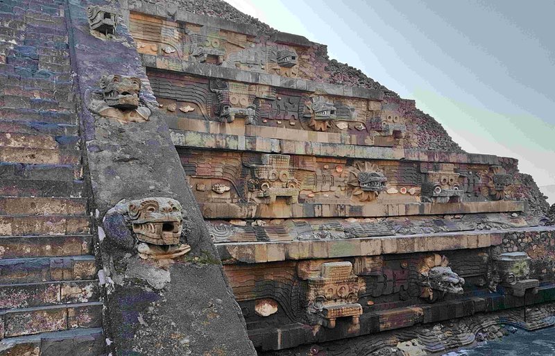 Temple Of The Feathered Serpent, Teotihuacan