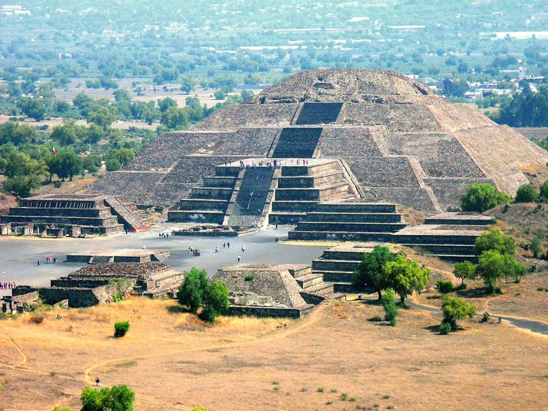 Temple Of The Moon At Teotihuacan