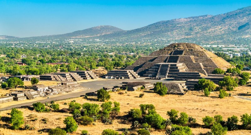 Temple Of The Moon At Teotihuacan