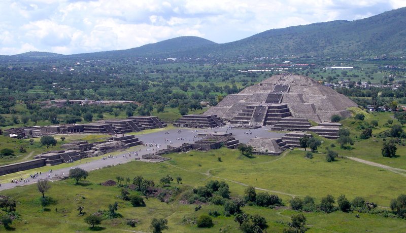 Temple Of The Moon At Teotihuacan