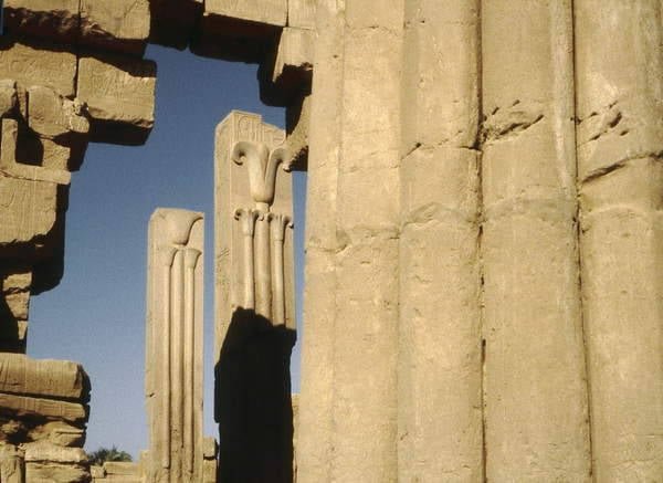 Temple Of Thutmose Iii Pillars