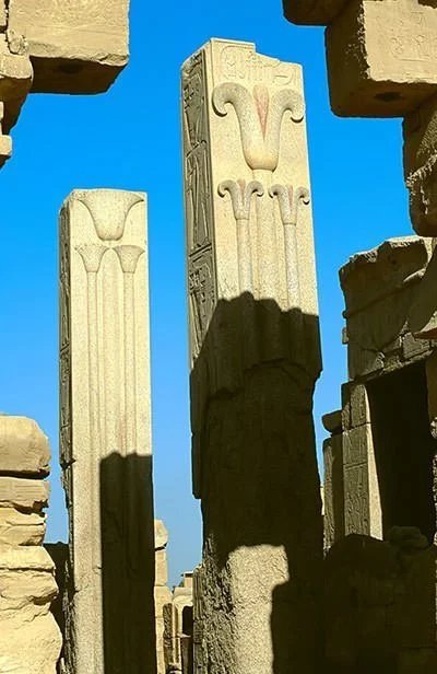 Temple Of Thutmose Iii Pillars
