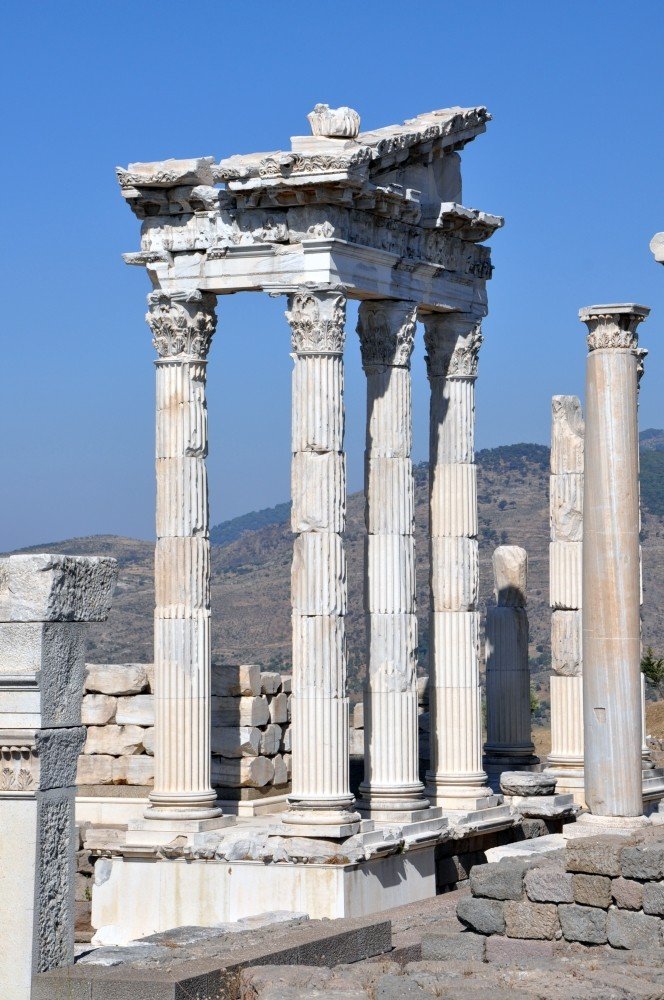 Temple Of Trajan At Pergamon