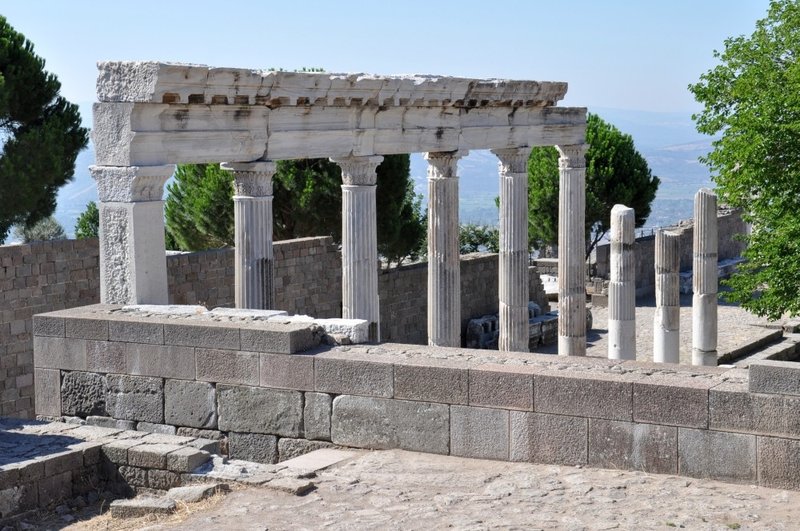 Temple Of Trajan At Pergamon