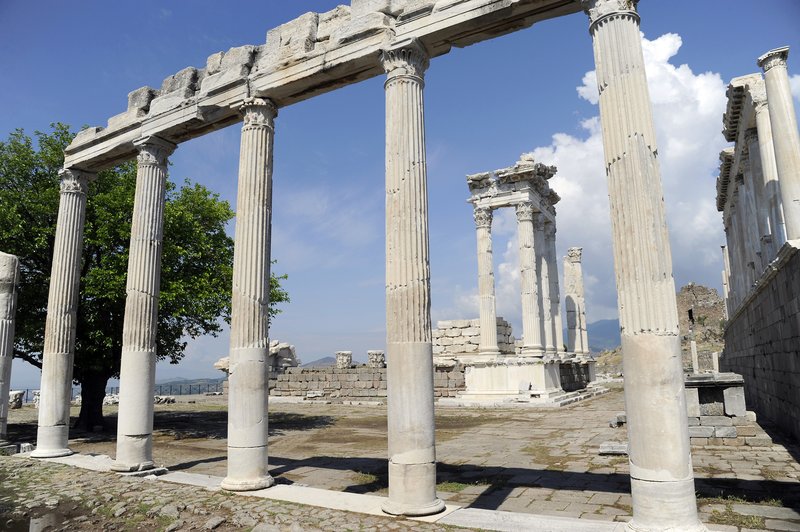 Temple Of Trajan At Pergamon