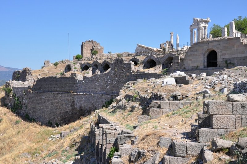 Temple Of Trajan At Pergamon