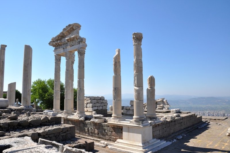 Temple Of Trajan At Pergamon