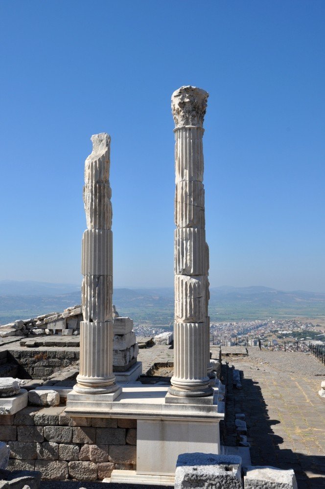 Temple Of Trajan At Pergamon