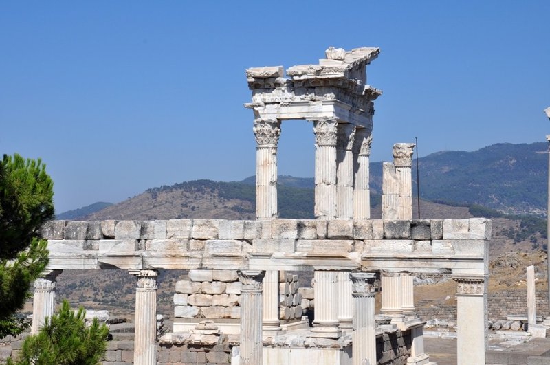 Temple Of Trajan At Pergamon