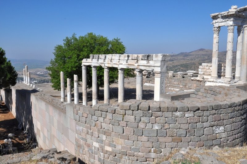 Temple Of Trajan At Pergamon