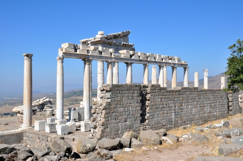 Temple Of Trajan At Pergamon