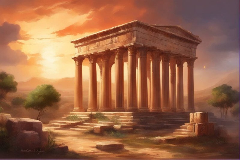 Temple Of Zeus At Cyrene