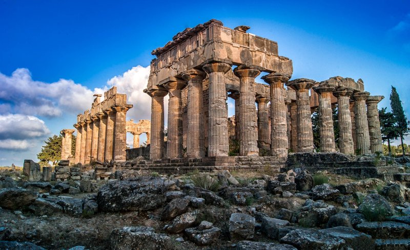 Temple Of Zeus Ruins In Cyrene