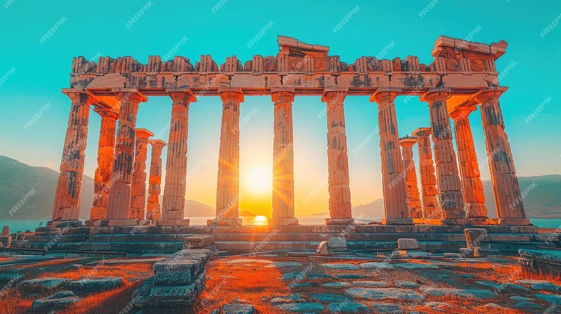 Temple Of Zeus Ruins In Cyrene