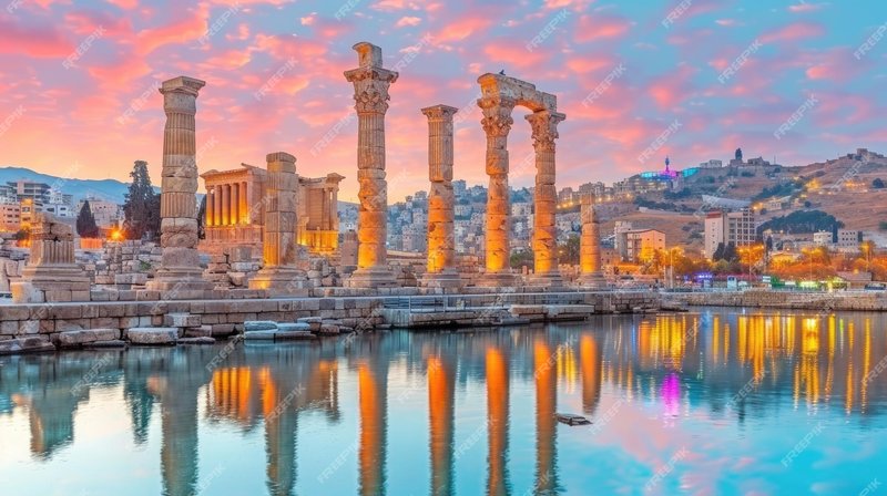 Temple Of Zeus Ruins In Cyrene