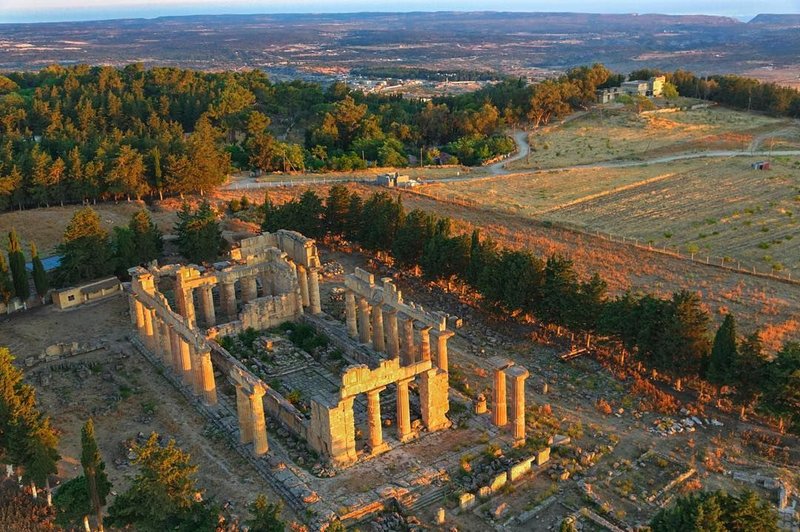 Temple Of Zeus Ruins In Cyrene