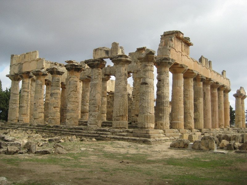 Temple Of Zeus Ruins In Cyrene
