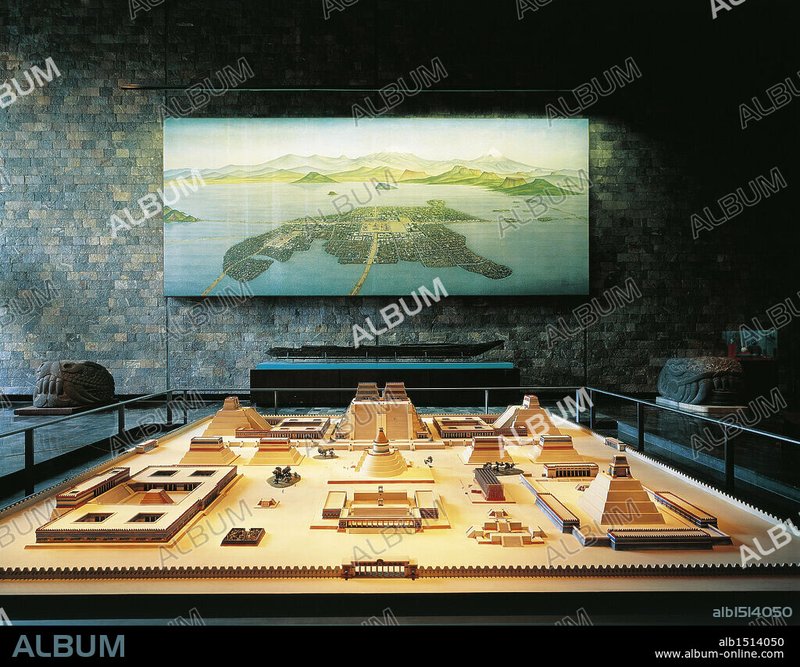 Tenochtitlan City Map Reconstruction