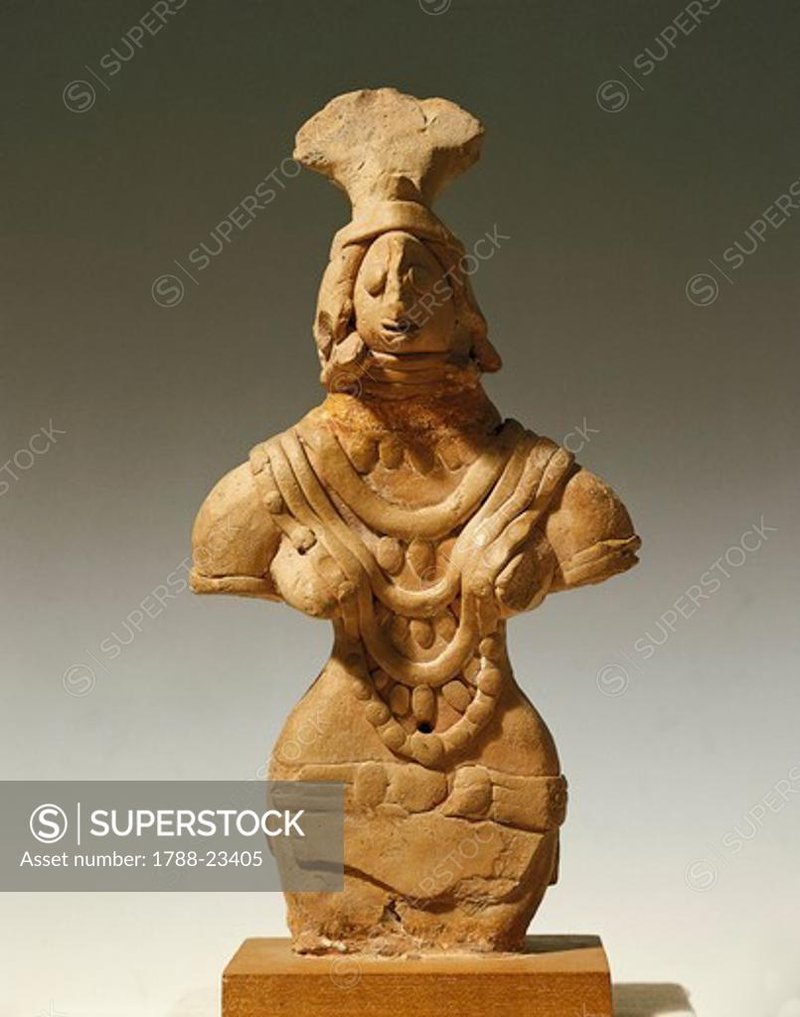 Terracotta Figurines From Mohenjo-Daro<span class=