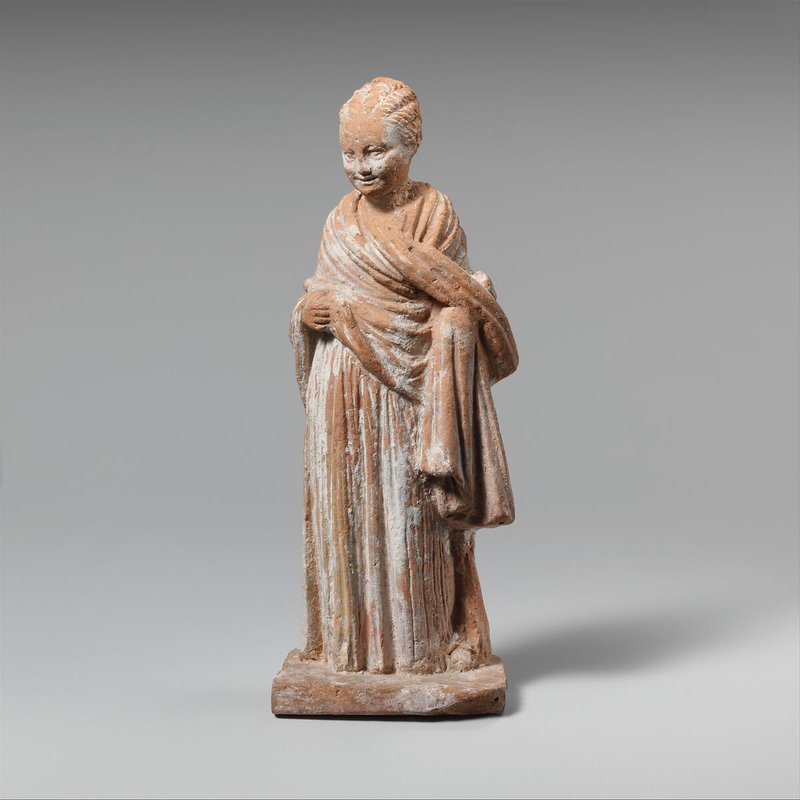 Terracotta Figurines Of Tanagra