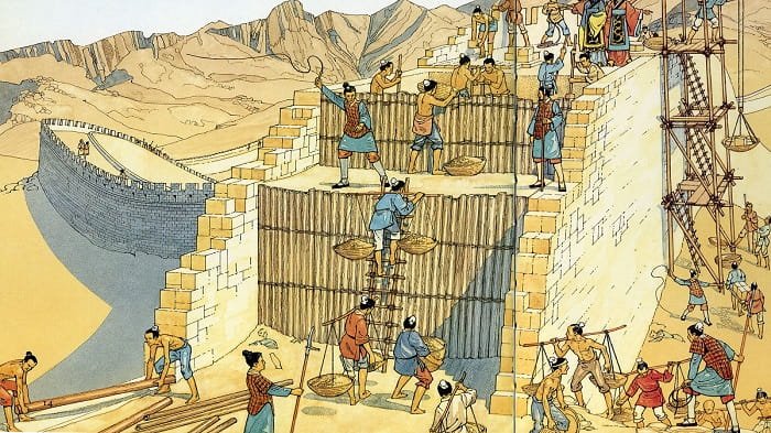 The Construction Of The Great Wall'S Earliest Sections