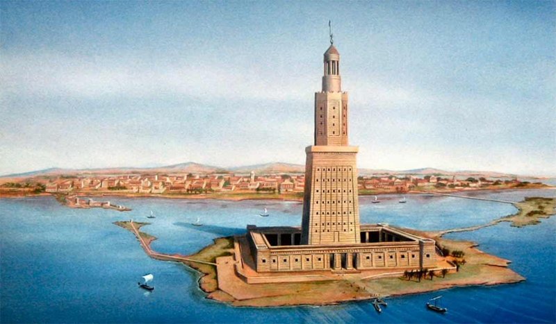 The Lighthouse Of Pharos In Archaeological Record<span class=