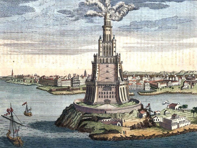 The Lighthouse Of Pharos In Archaeological Record