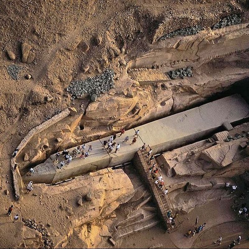 The Unfinished Obelisk Of Aswan<span class=