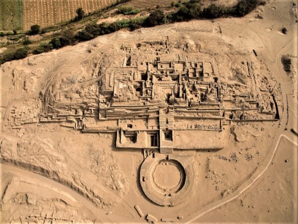 The Urban Center Of Caral In Peru