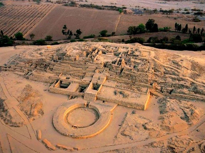 The Urban Center Of Caral In Peru