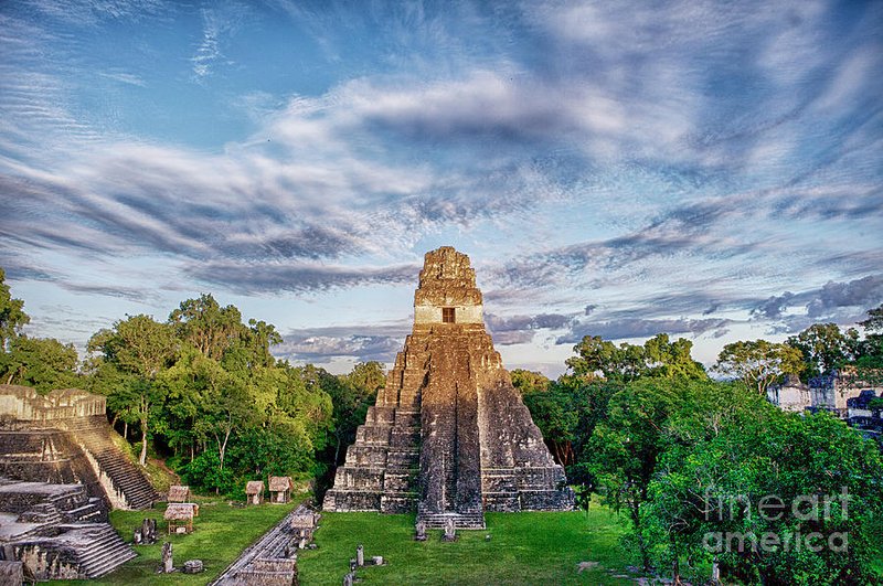 Tikal Mayan Ruins In Guatemala