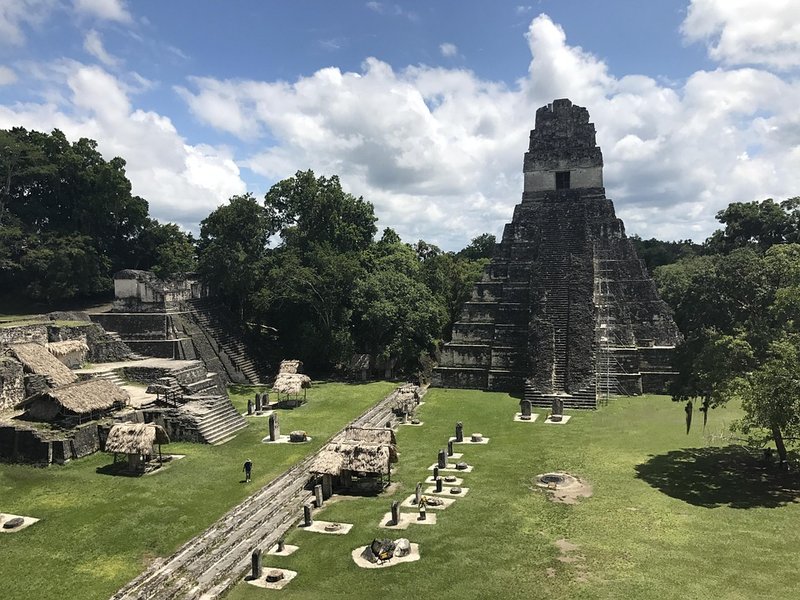 Tikal Mayan Ruins In Guatemala<span class=