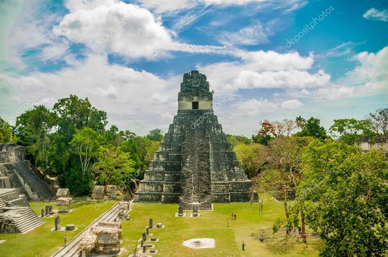 Tikal Mayan Ruins In Guatemala