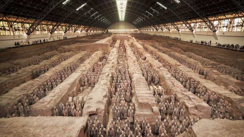 Tomb Of The First Emperor Of China<span class=