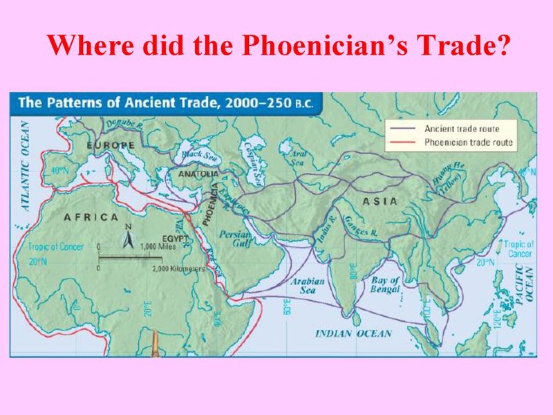 Trade Routes Of The Phoenicians