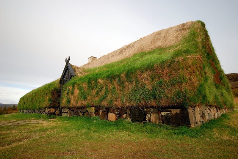 Viking-Age Wooden Longhouse Reconstruction